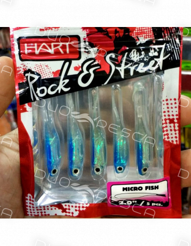 HART RSF MICRO FISH 50MM 0.8GR COLOR 9030 (5 UDS)
