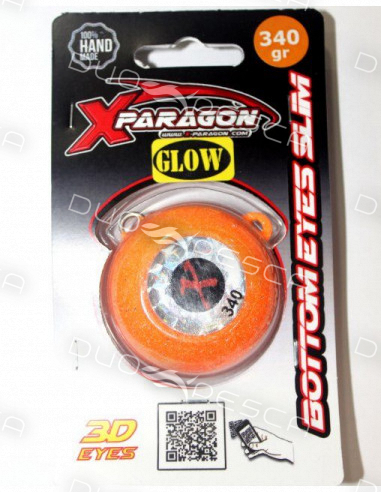 X-PARAGON ZOKA BALL BOTTOM EYES SLIM GLOW STRASS 340GR ORANGE