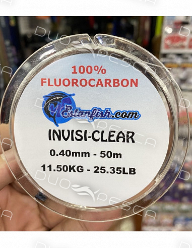 FLUOROCARBONO 100% ESTANFISH INVISI-CLEAR 