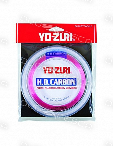 FLUOROCARBONO YOZURI HD CARBON 0.645MM 27.40MTCOLOR PINK 