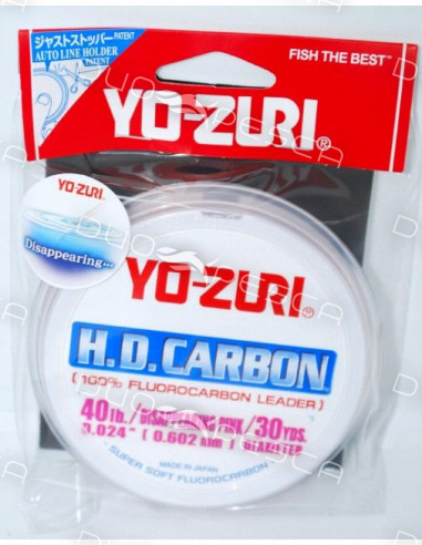 FLUOROCARBONO YOZURI HD CARBON 0.60MM 27.40MT COLOR PINK 