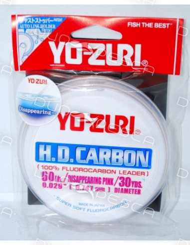 FLUOROCARBONO YOZURI HD CARBON 0.75MM 27.40MT COLOR PINK 